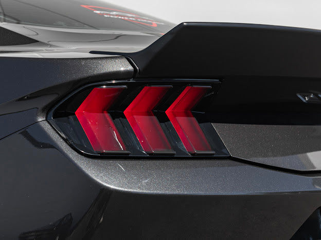 2024-UP FORD MUSTANG S650 | SMOKE TINTED REAR TAIL LIGHT TRIM BEZEL COVER